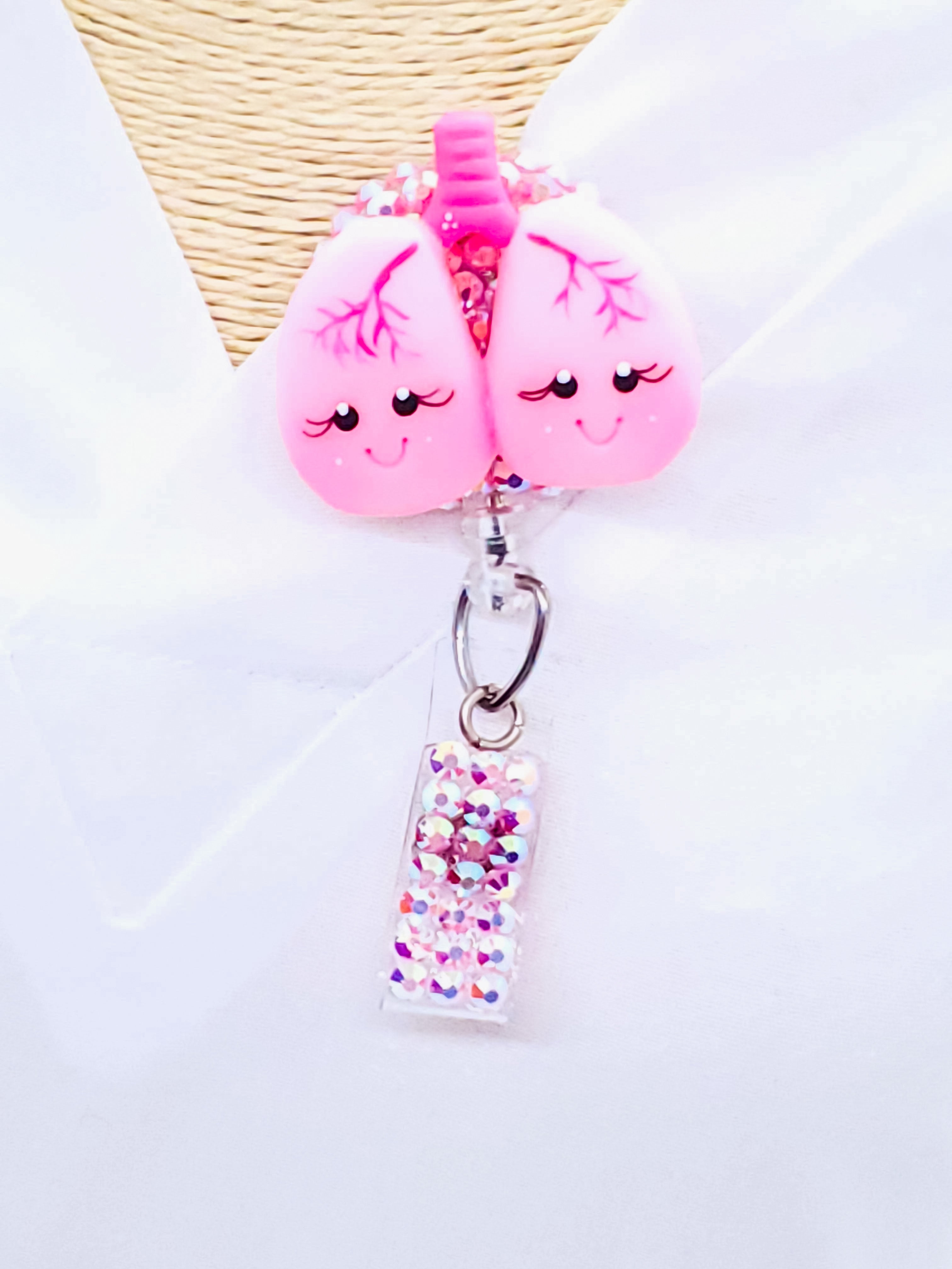 Lung Badge Reel - Respiratory Badge Reel