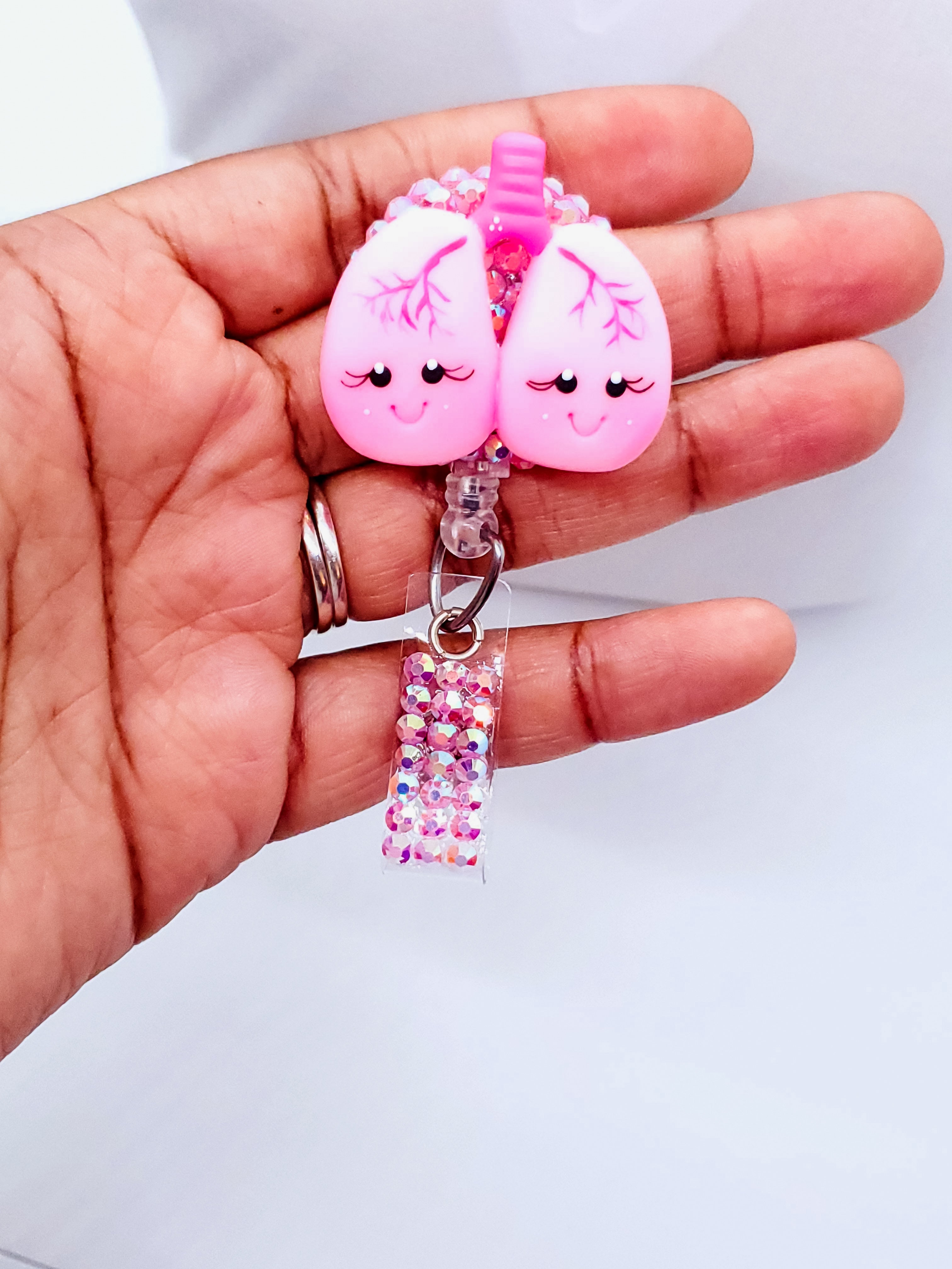 Lung Badge Reel - Respiratory Badge Reel