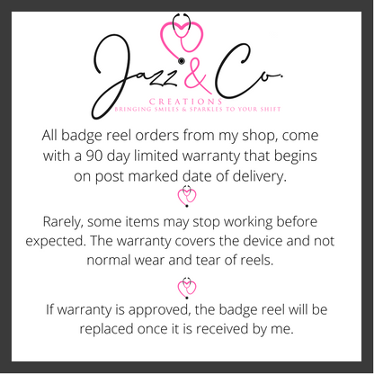 Snowy Princess Badge Reel