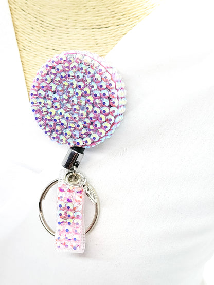 Colorful Rhinestone Heavy Duty Badge Reel