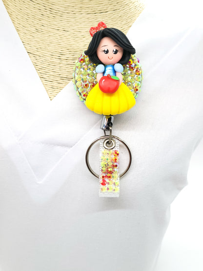 Snowy Princess Badge Reel