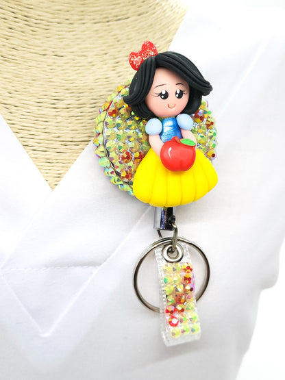 Snowy Princess Badge Reel