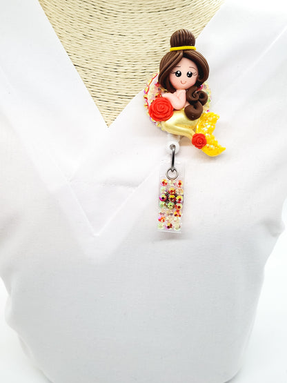 Bella Mermaid Princess Badge Reel