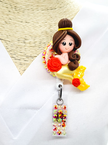 Bella Mermaid Princess Badge Reel