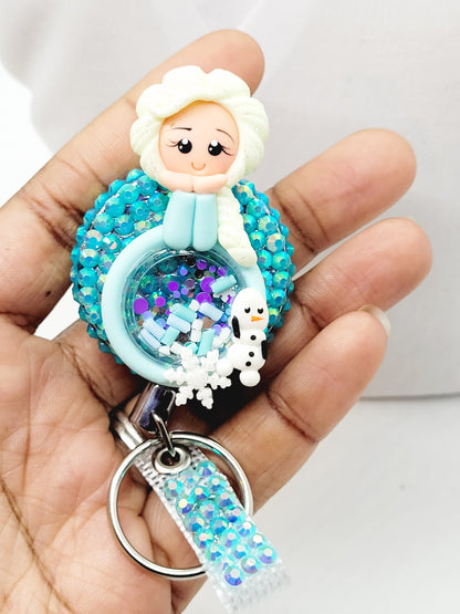 Elsa Shaker Badge Reel