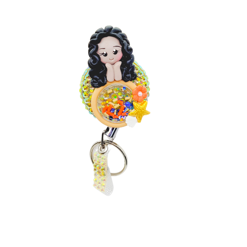 Ocean Princess Shaker Badge Reel