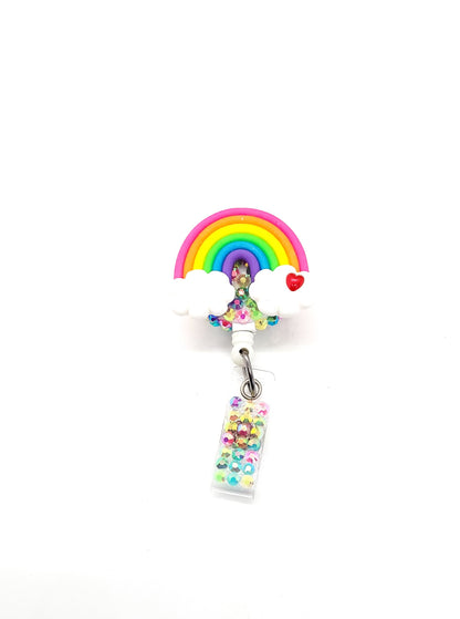 Rainbow ID Badge Reel