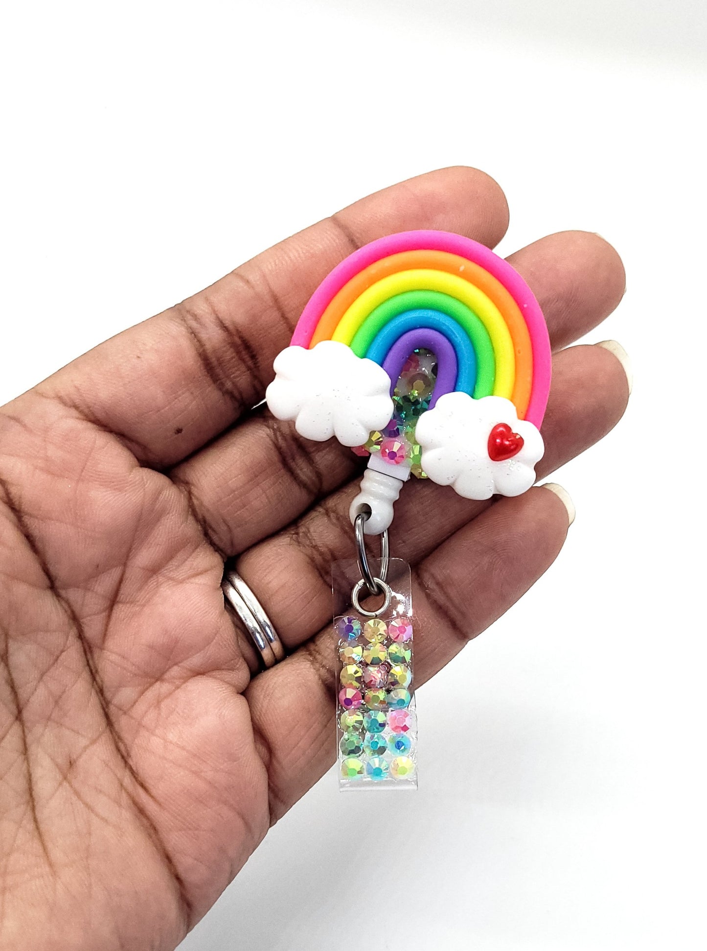 Rainbow ID Badge Reel