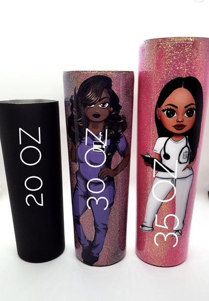 Custom Glitter Tumbler #3