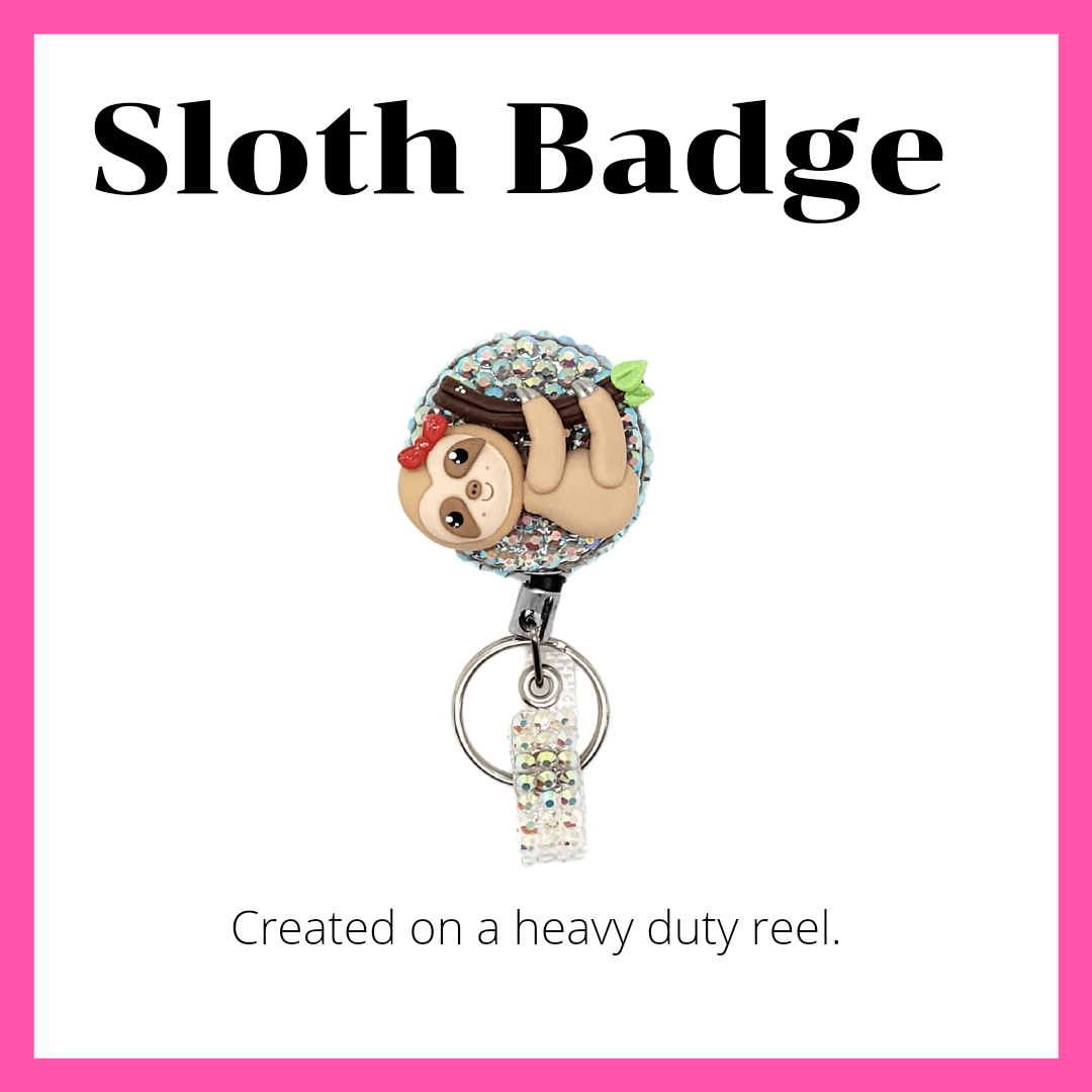 Sloth Badge Reel