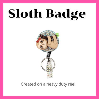 Sloth Badge Reel