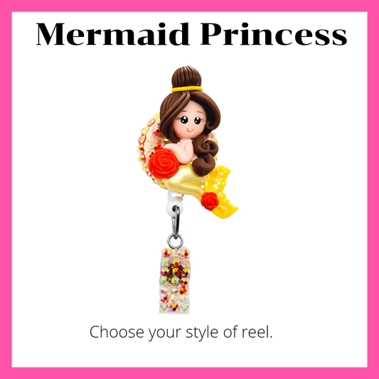 Bella Mermaid Princess Badge Reel