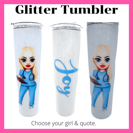 Custom Glitter Tumbler #2