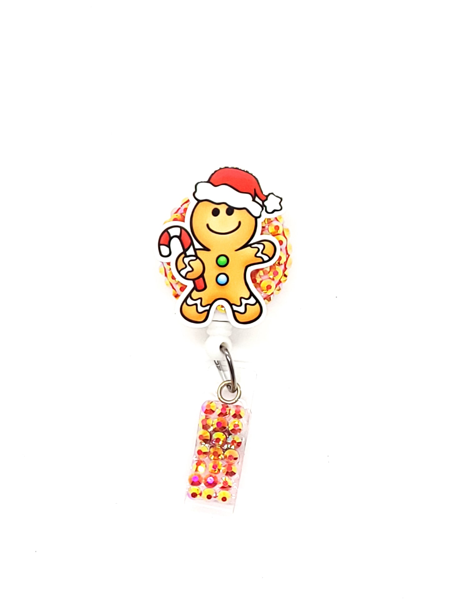 Gingerbread Man Badge Reel