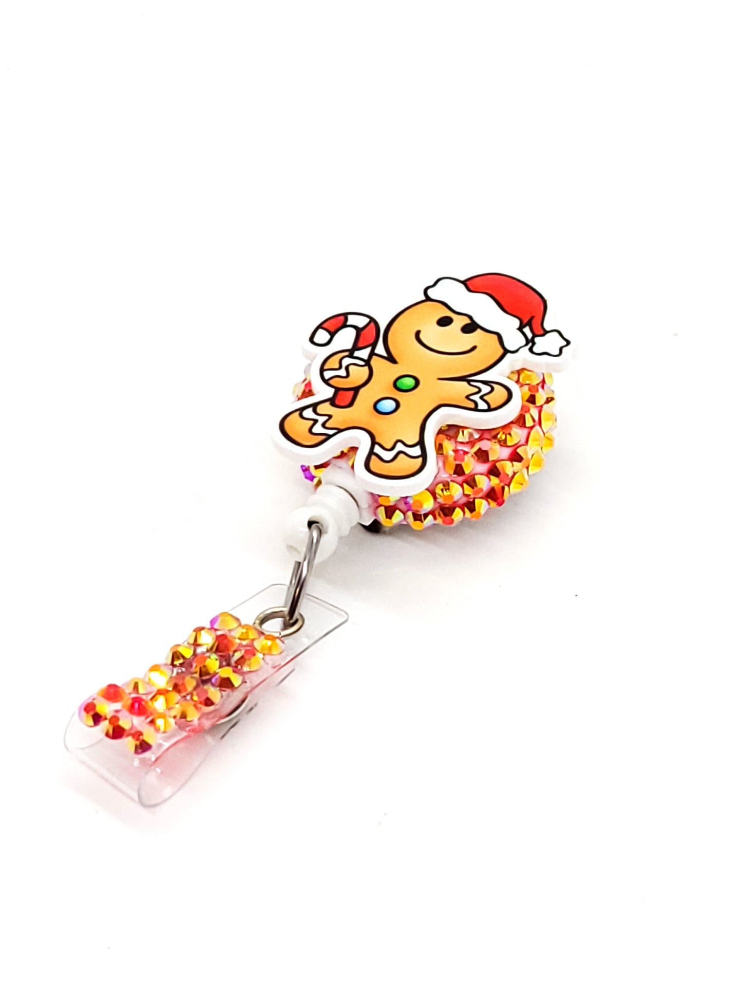 Gingerbread Man Badge Reel