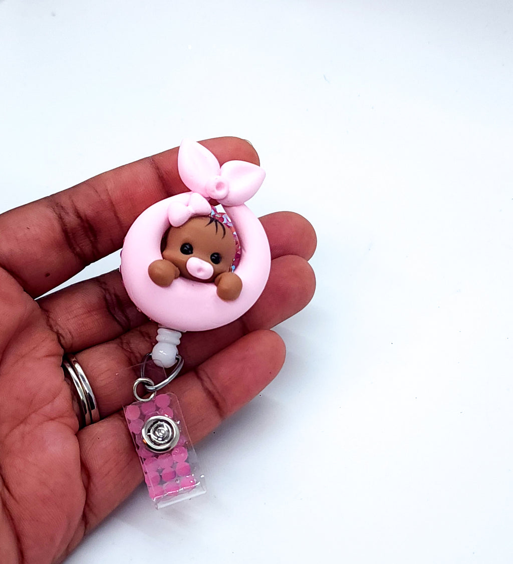 Baby In A Blanket - Labor & Delivery Badge Reel
