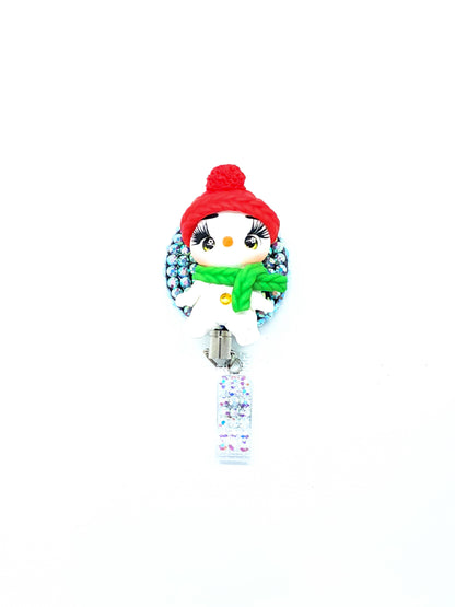 Snowman Badge Reel