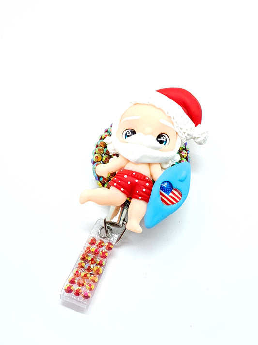 Santa Claus Badge Reel