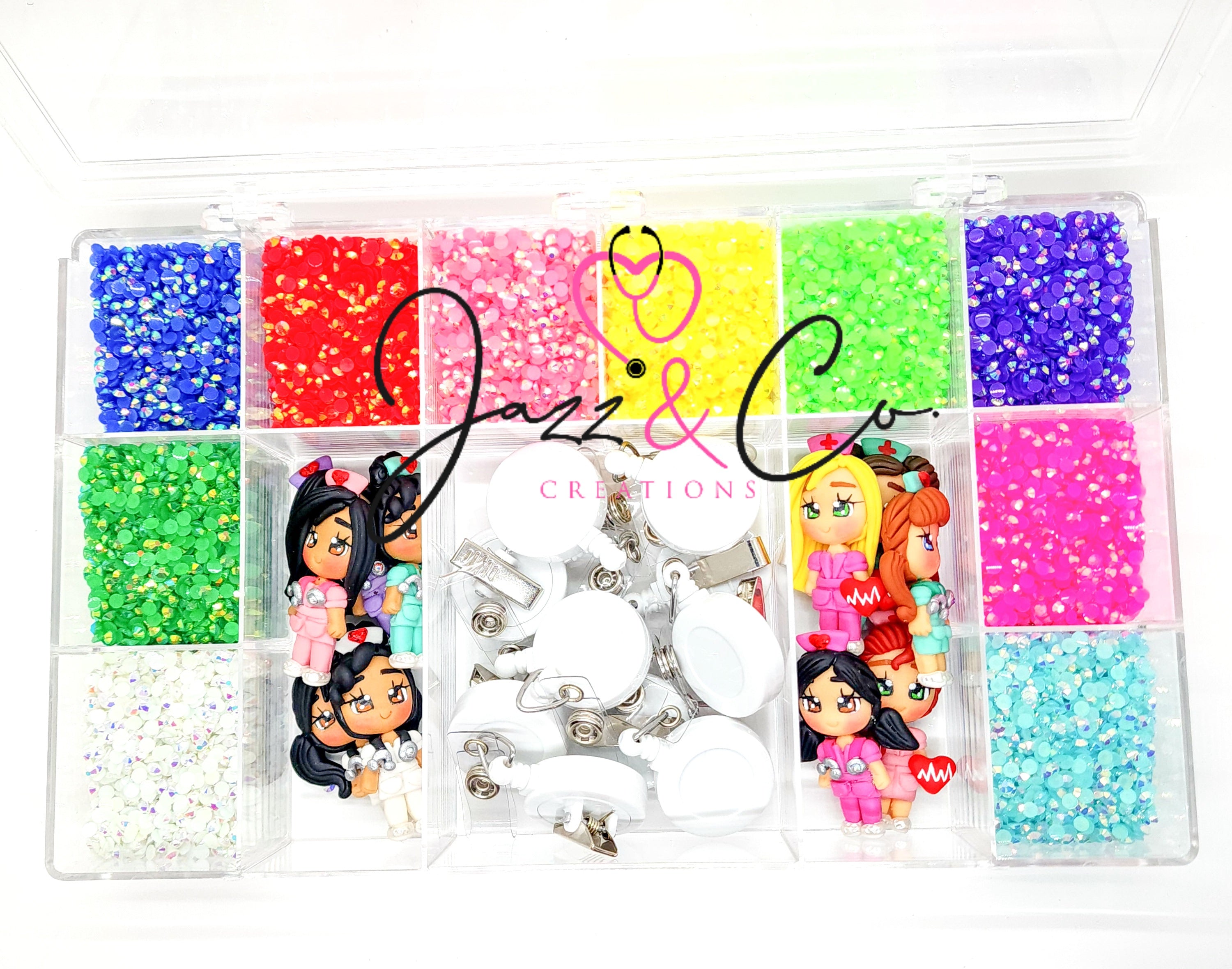 DIY Rhinestone Kit for Badge Reels