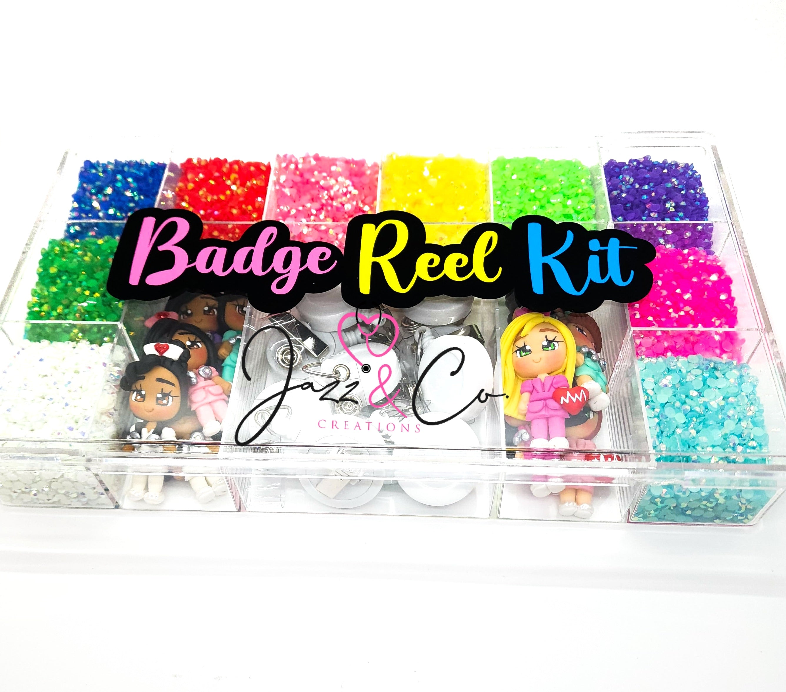 DIY Rhinestone Kit for Badge Reels