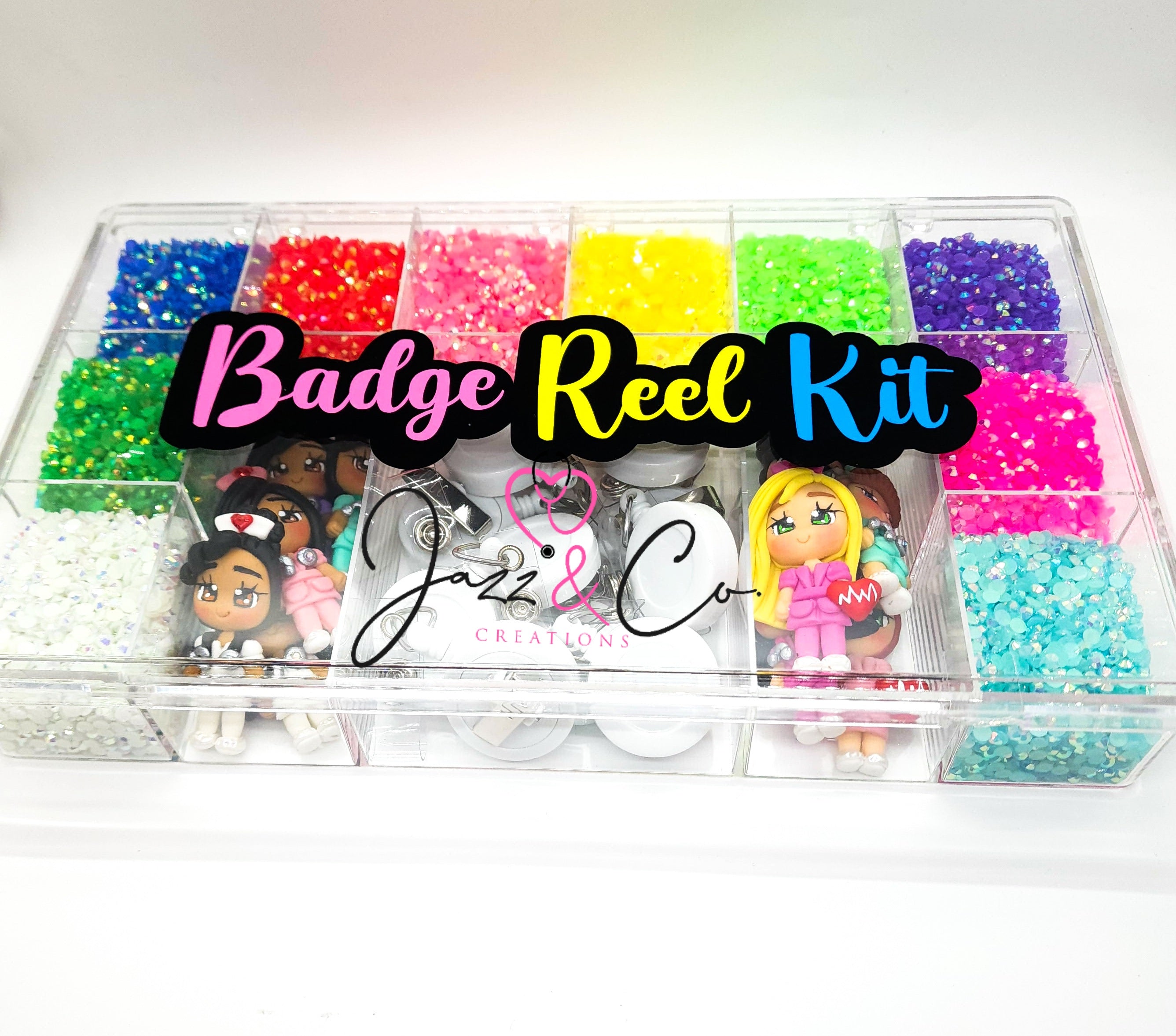 DIY Rhinestone Kit for Badge Reels