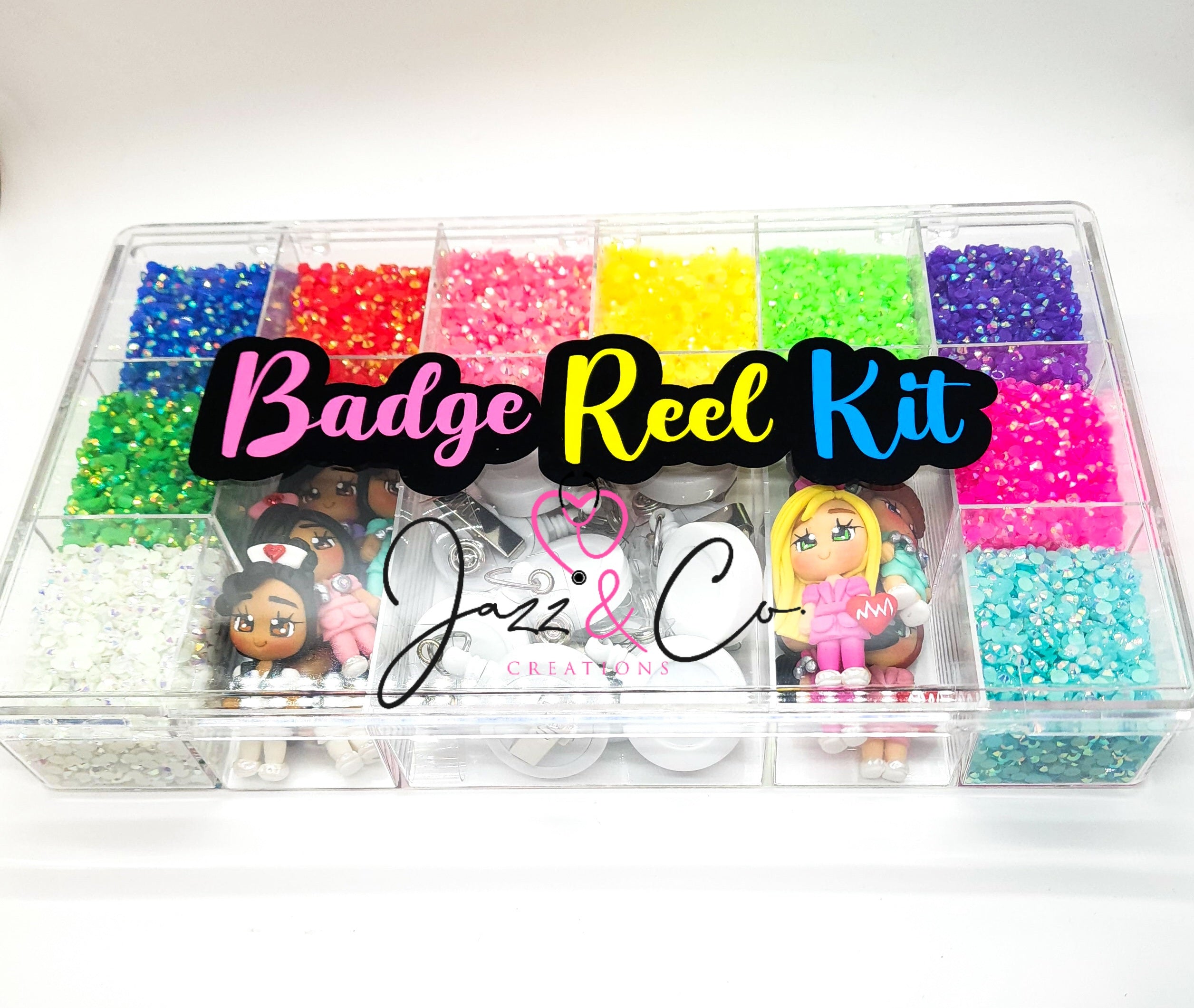 DIY Rhinestone Kit for Badge Reels
