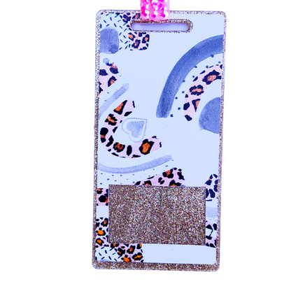 Leopard Boho Rainbow Badge Buddy