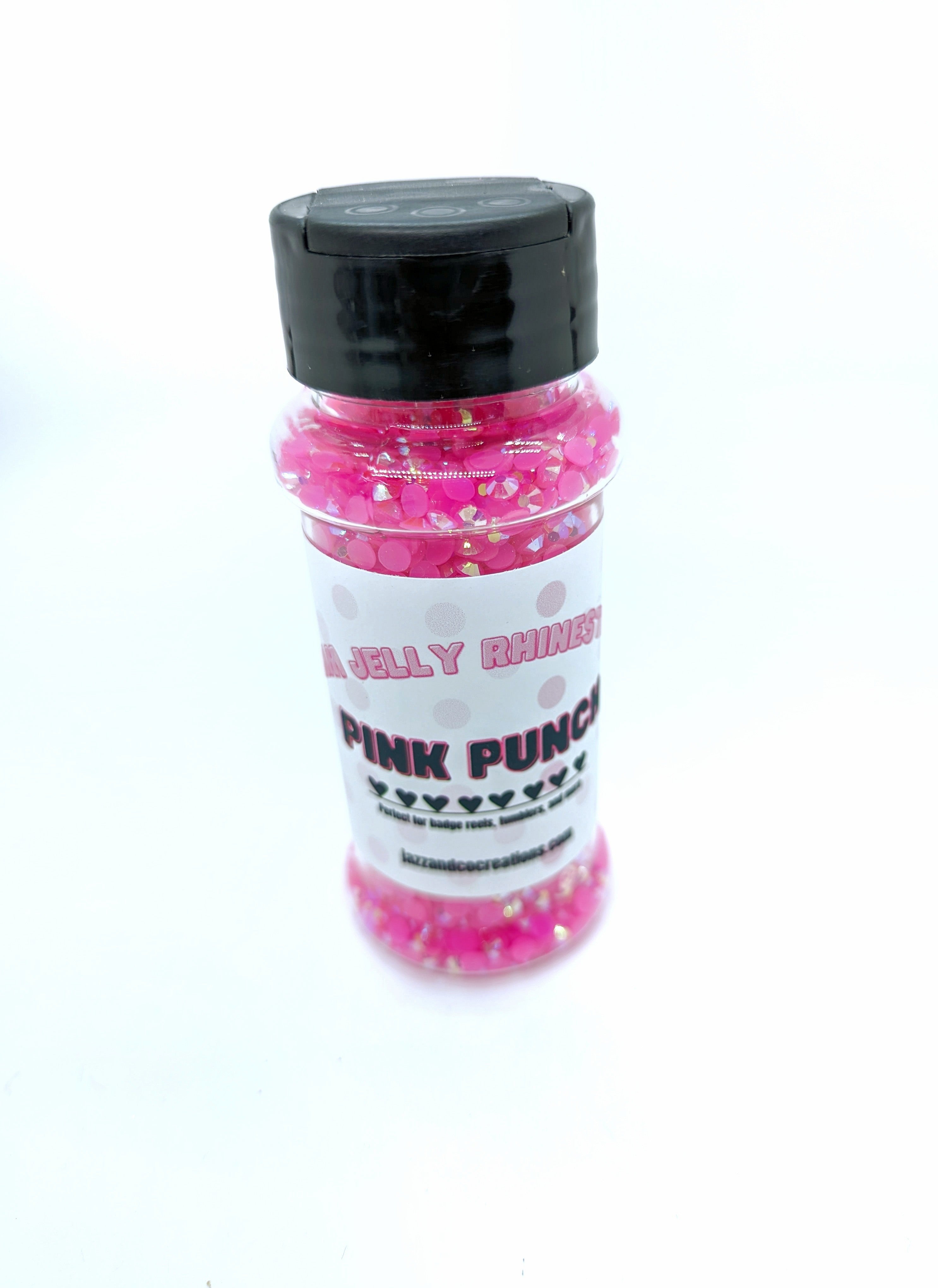 4mm Pink Punch Jelly Rhinestones
