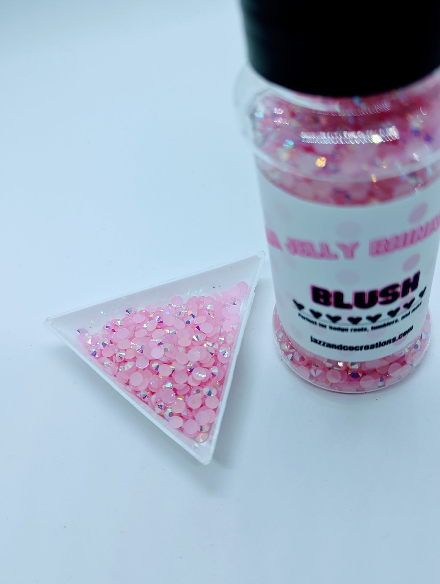 4mm Blush Jelly Rhinestones