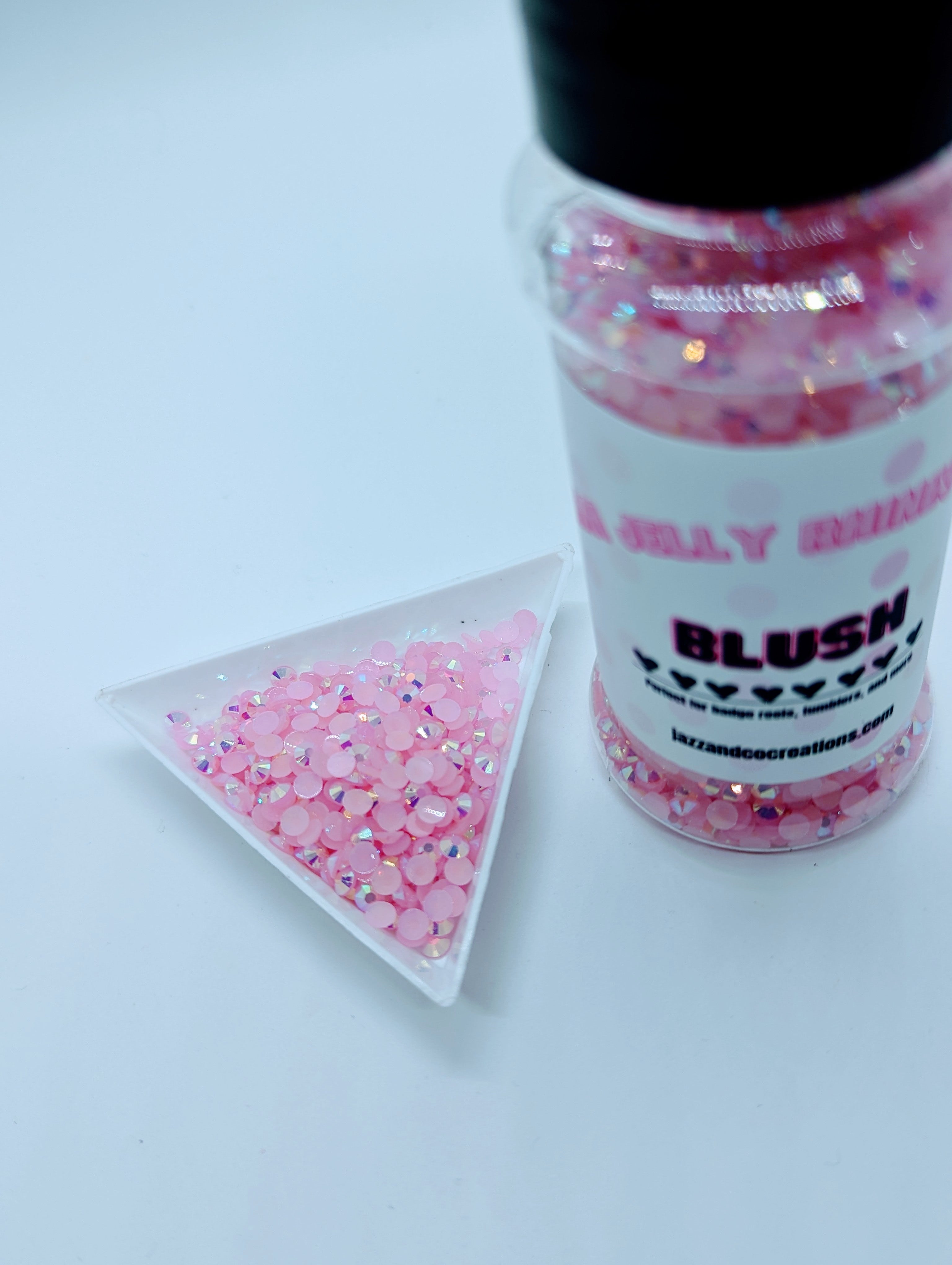 4mm Blush Jelly Rhinestones