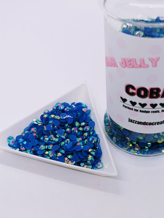 4mm Cobalt Jelly Rhinestones