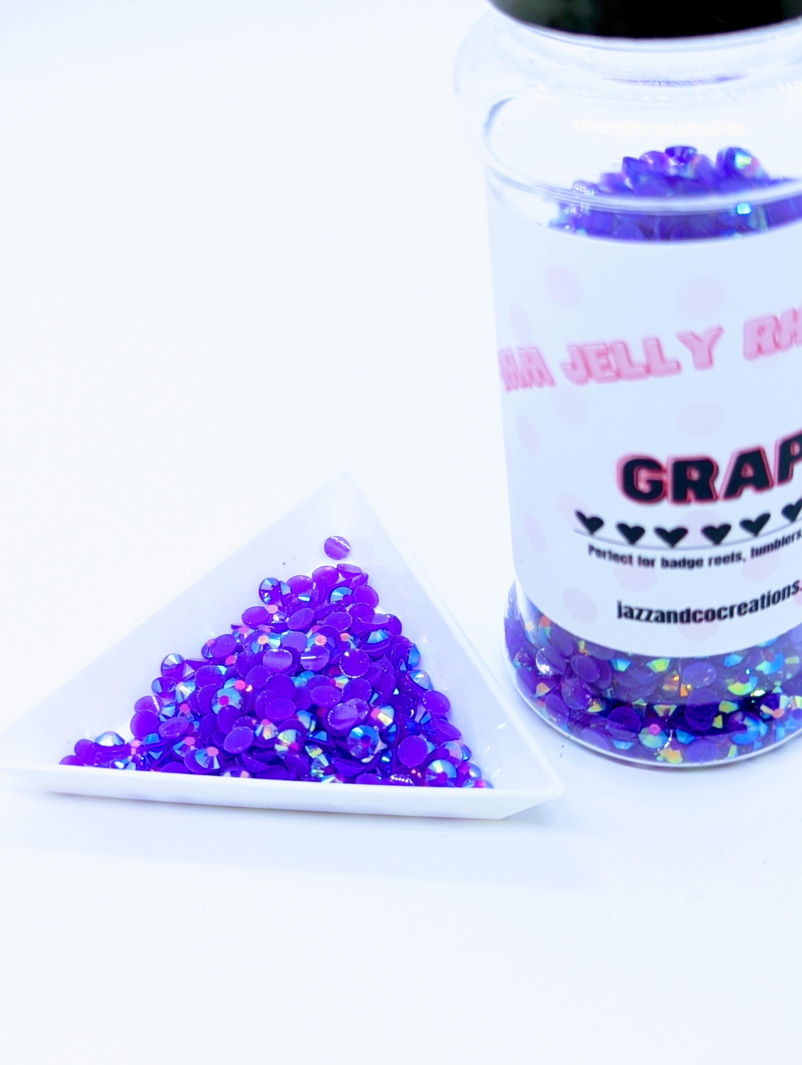 4mm Grape Jelly Rhinestones