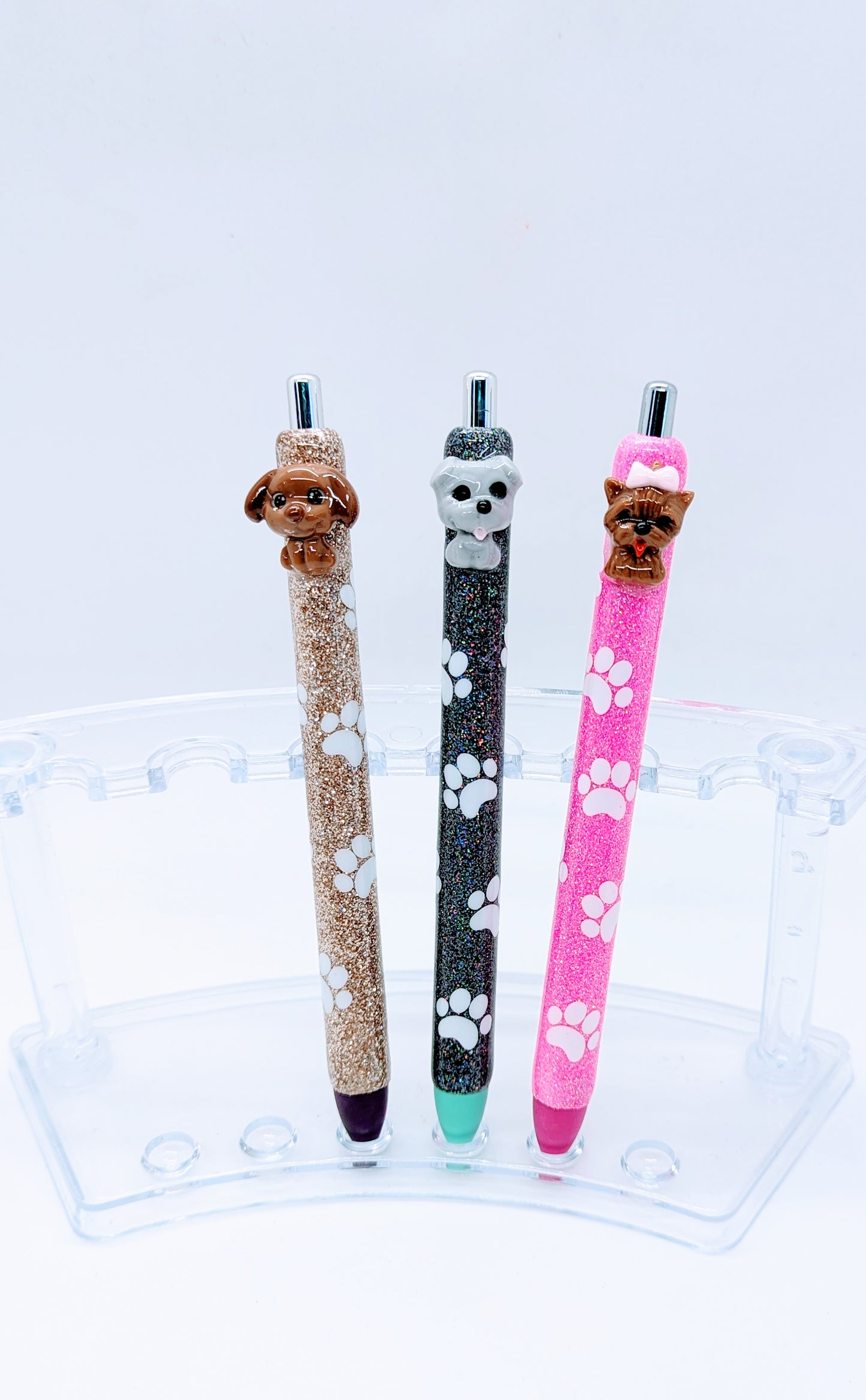 Puppy Glitter Pens