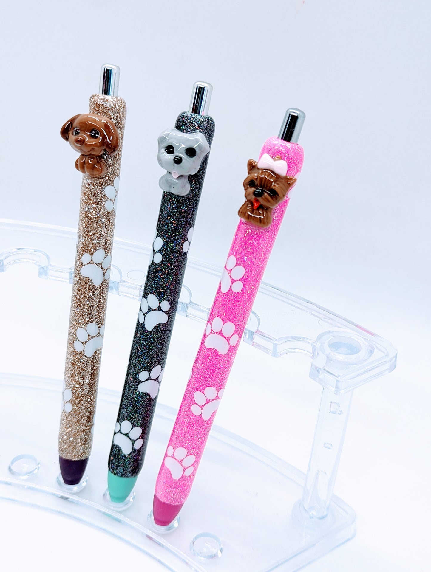 Puppy Glitter Pens