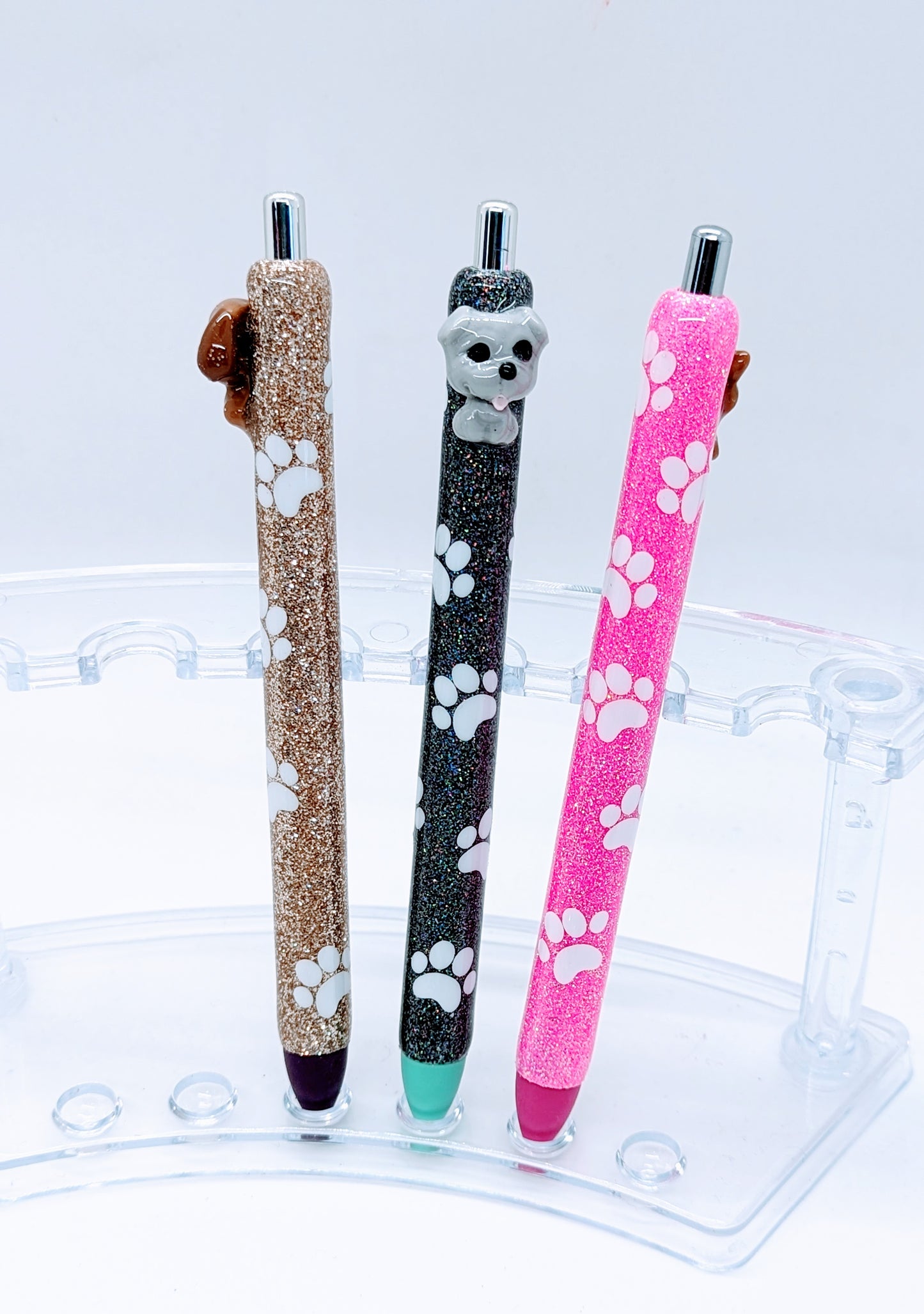 Puppy Glitter Pens