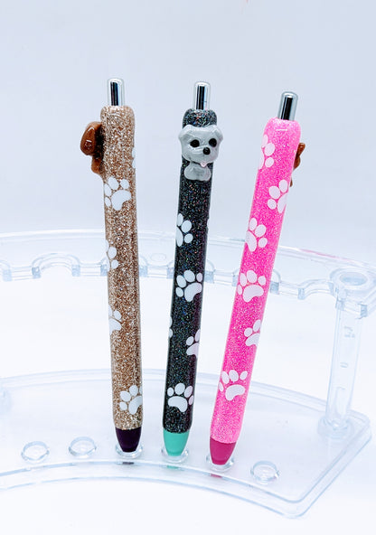 Puppy Glitter Pens