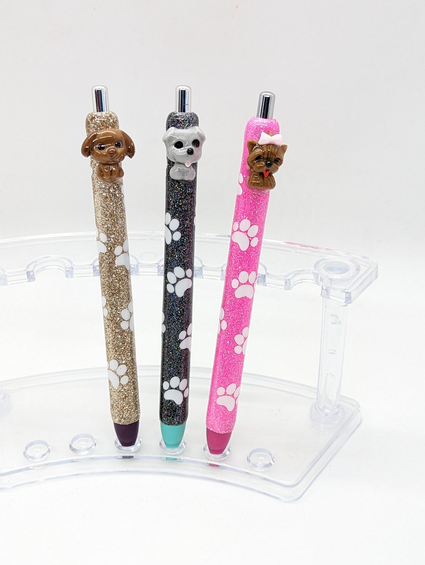 Puppy Glitter Pens