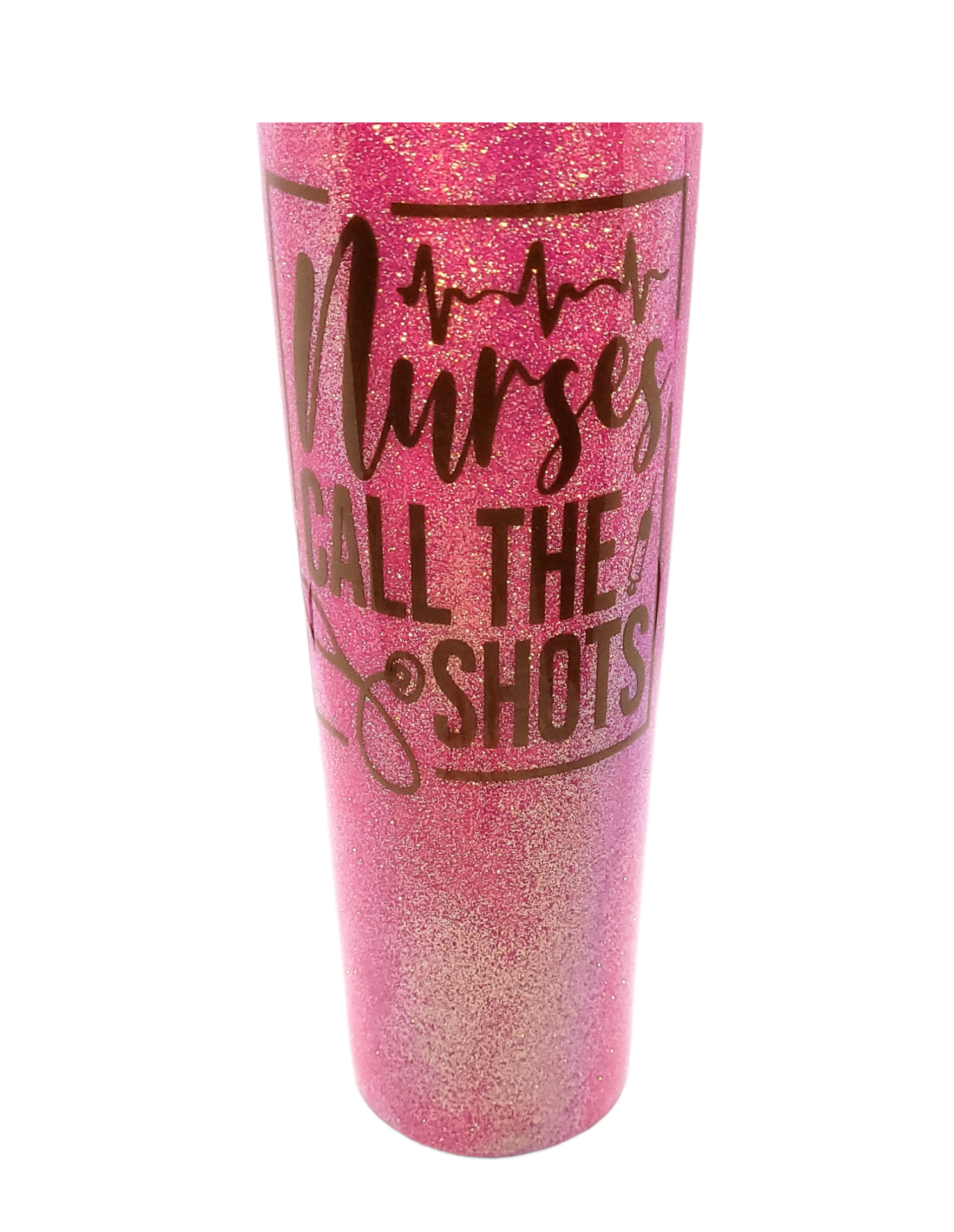Custom Nurse Glitter Tumbler #1